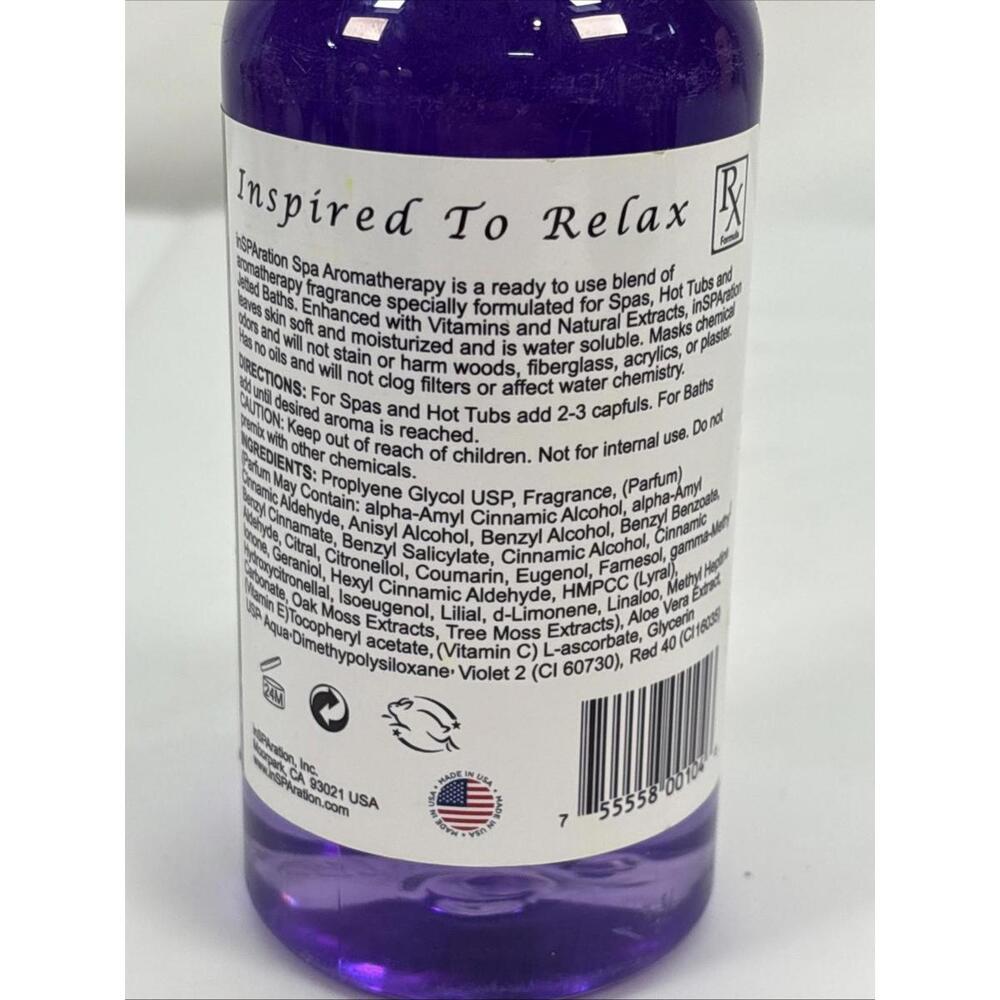 inSPAration Spa and Bath Aromatherapy (Spa Liquid) 9-Ounce Lavender - Picture 3 of 4